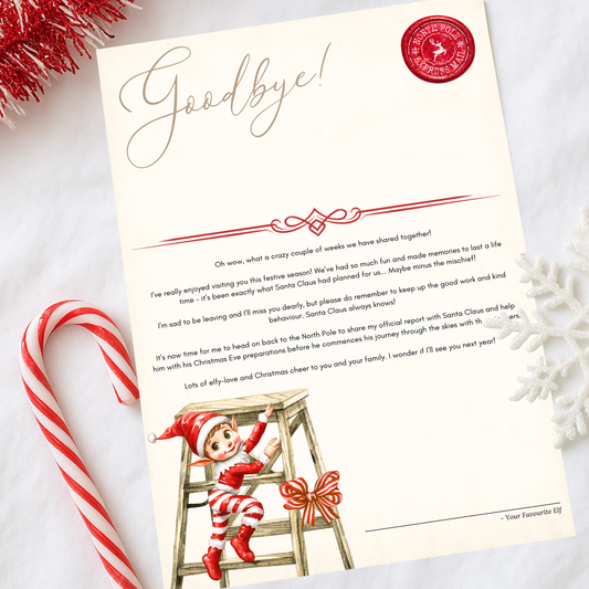 Elf on the Shelf Certificates