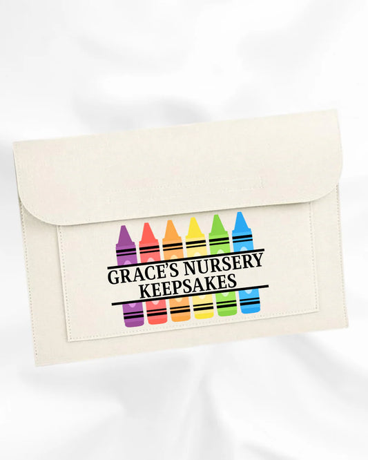 Nursery keepsake folder