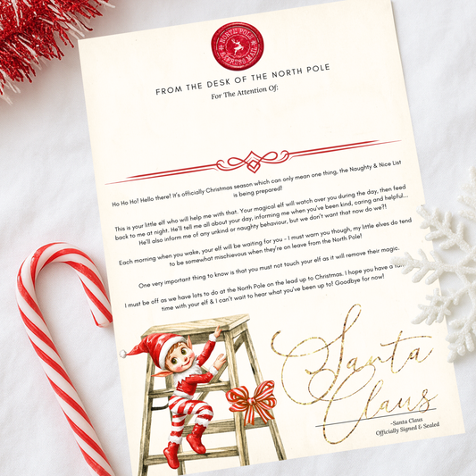 Elf on the Shelf Certificates