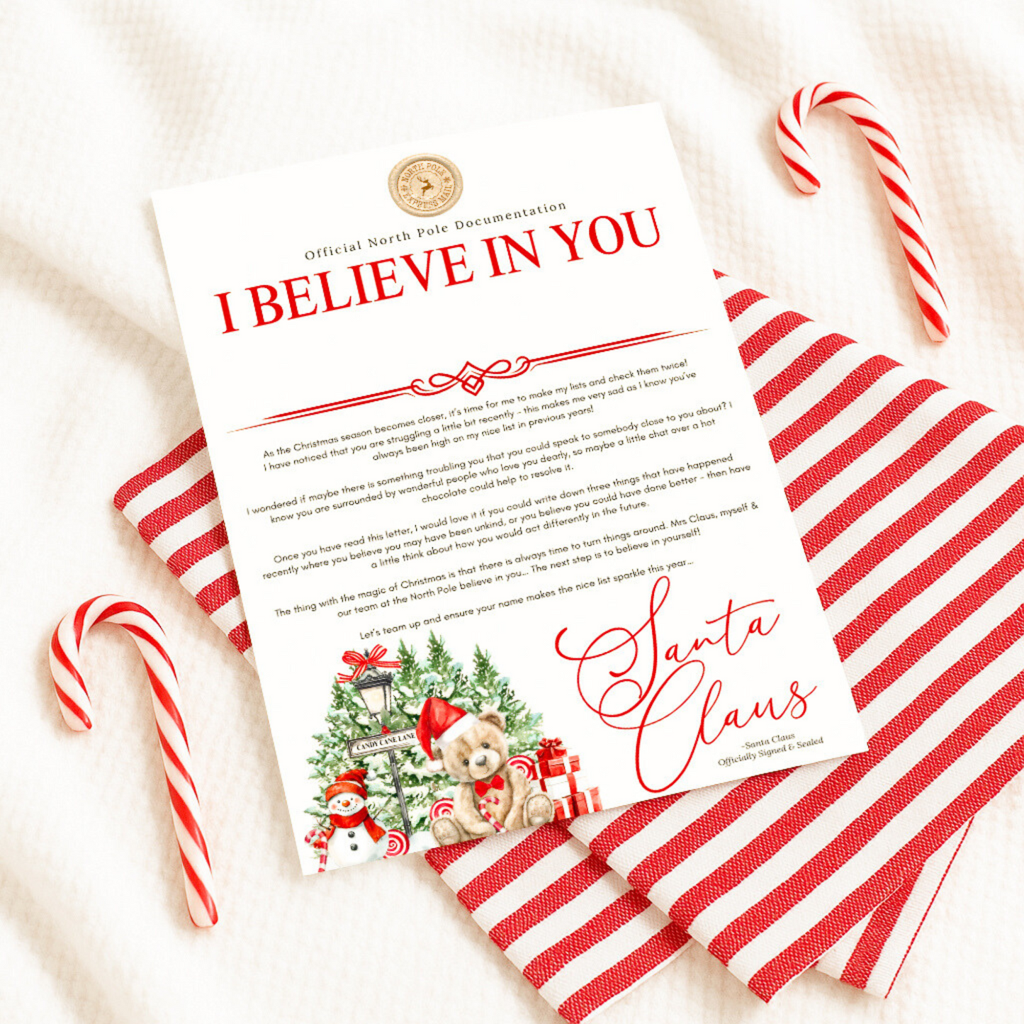 Christmas certificates