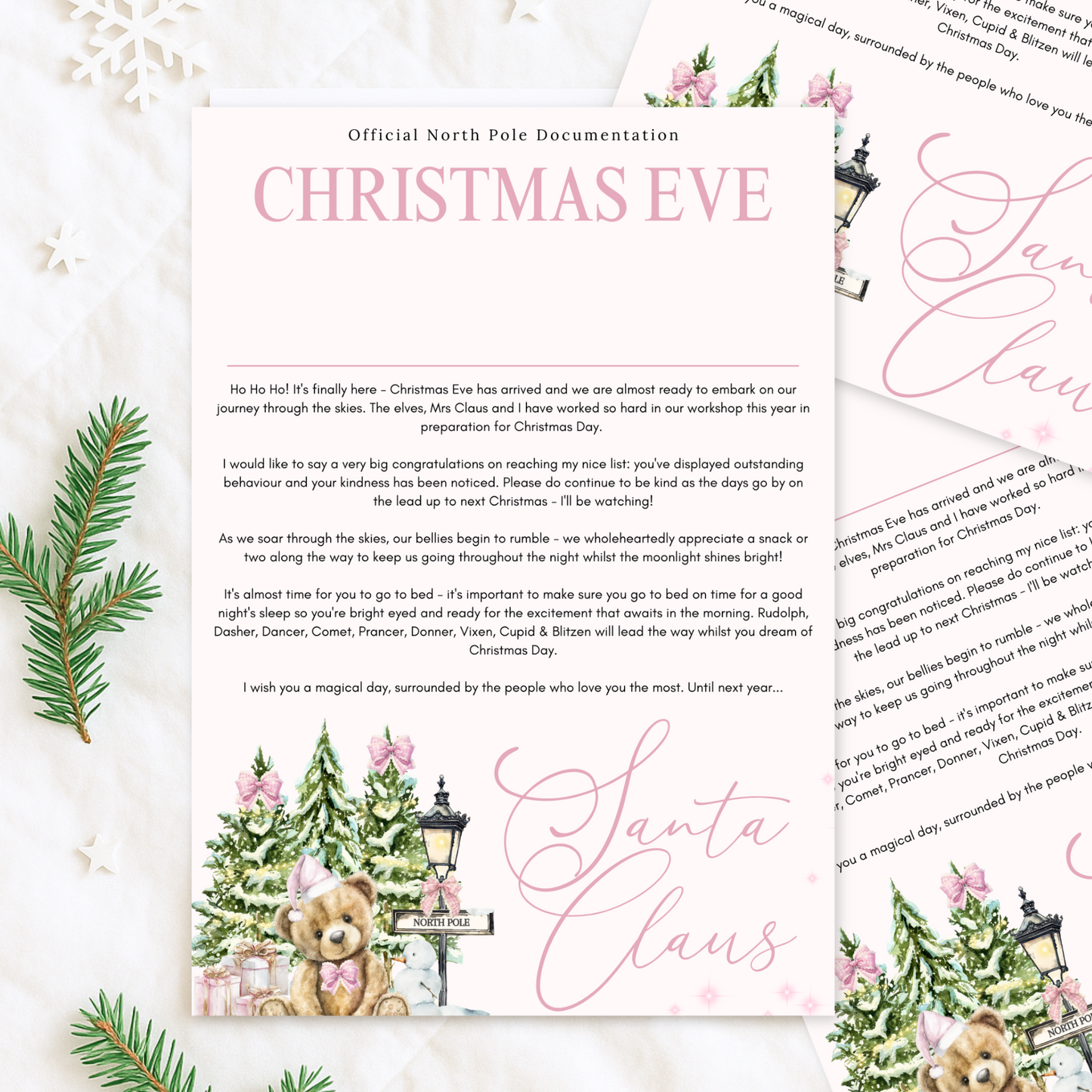 Christmas certificates