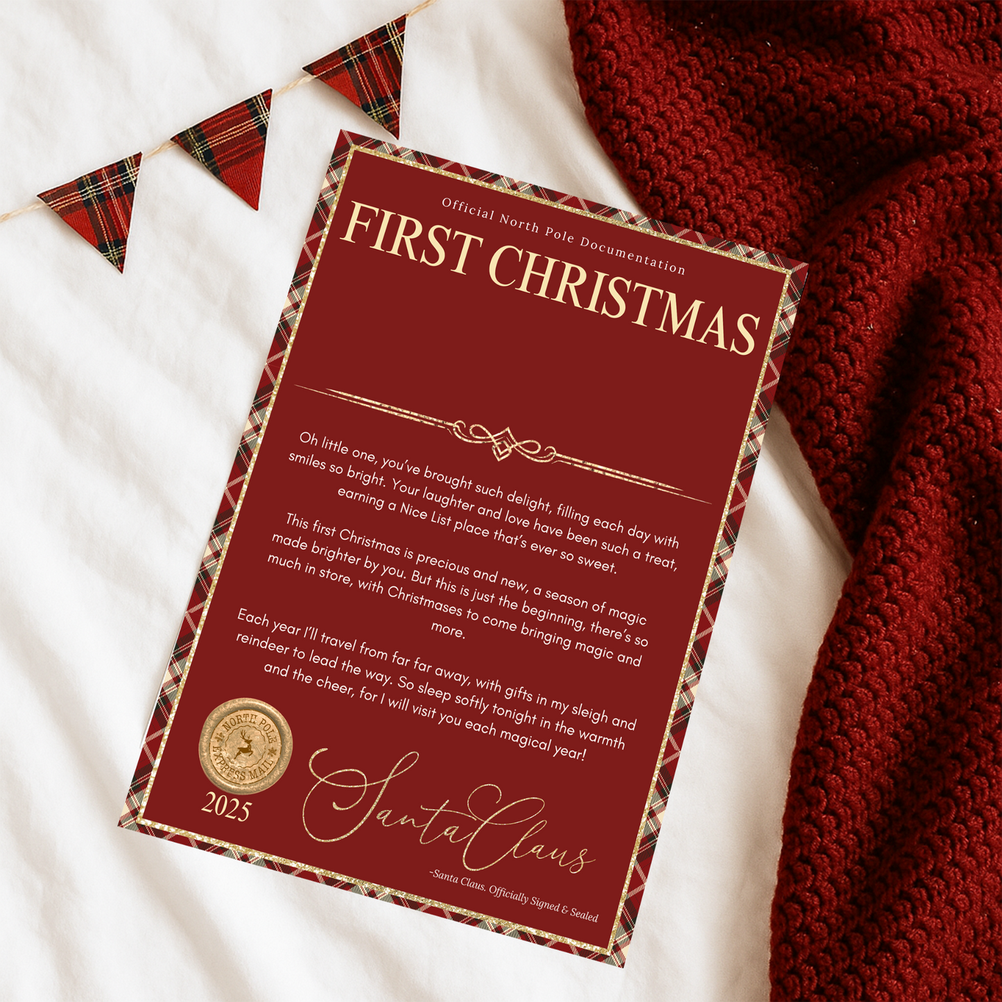Christmas certificates